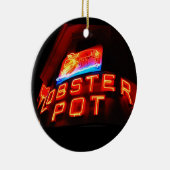 エビ取りかごのオーナメントPtown セラミックオーナメント (右)
