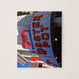 エビ取りかごのネオンサイン ジグソーパズル