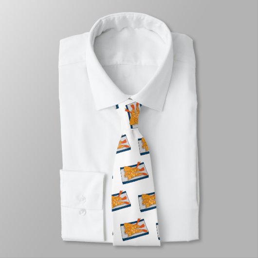 エビ天ぷら漫画イラストレーション ネクタイ (タイ)
