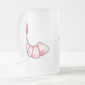 エビ尾 フロストグラスビールジョッキ (正面左)