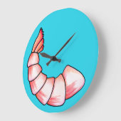 エビ尾 ラージ壁時計 (傾斜)