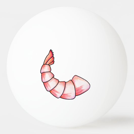 エビ尾 卓球ボール (裏面)