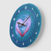 エビ時計と言う人 ラージ壁時計 (傾斜)