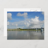 エビ漁船 タイビー島 ジョージア州 ポストカード (正面/裏面)