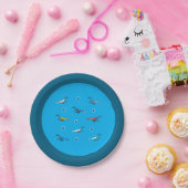 エビ紙プレート ペーパープレート (パーティー)