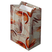 エビ長いアンテナ大パターン ミディアムペーパーバッグ (裏面アングル)