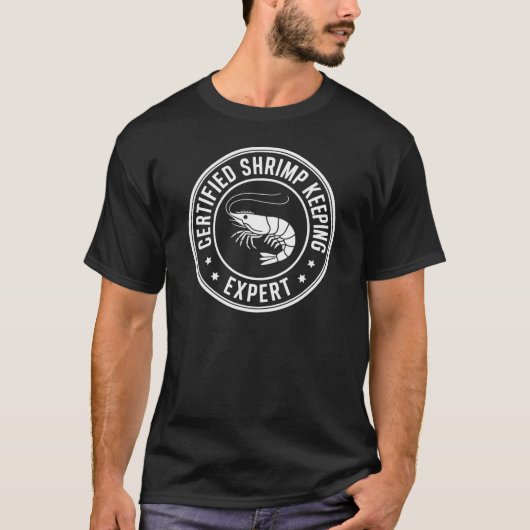 エビ飼育のプロ エビ飼育家 Tシャツ (正面)