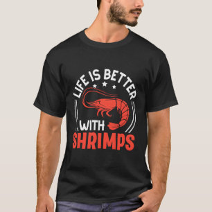 エビ エビ漁 漁師 エビ切り 船 Tシャツ