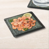 エビ スクエアペーパーコースター (アングル)