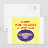 エビ ポストカード (正面/裏面)