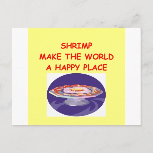 エビ ポストカード (正面)