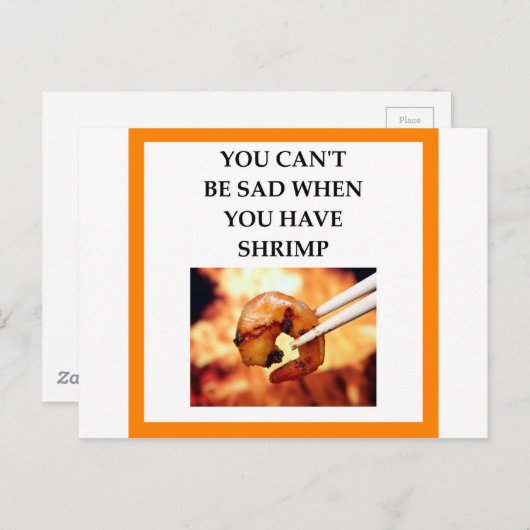 エビ ポストカード (正面/裏面)