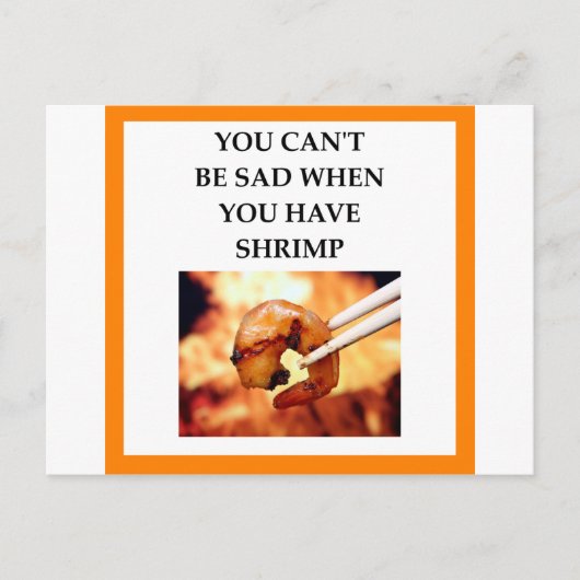 エビ ポストカード (正面)