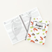 エビScampiレシピ本 ノートブック (内部)