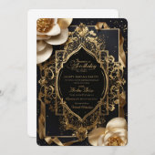 エピキュレアンエレガンス発表:あなたの王室の招待状 招待状 (正面/裏面)