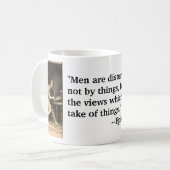 エピクテタス引用文1 コーヒーマグカップ (正面左)