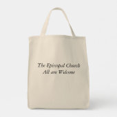 エピスコパル教会プライドシールドトート トートバッグ (裏面)