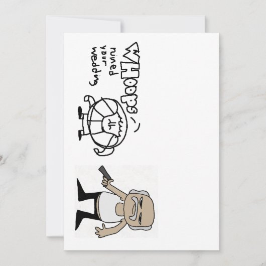 エピソード2の採用結婚式招待状 招待状 (正面)