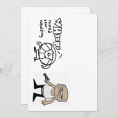 エピソード2の採用結婚式招待状 招待状 (正面/裏面)