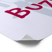 エピックおもしろいレトロクールビートニクソックモンキーマンガ ポスター (角)