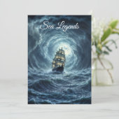 エピックな嵐のボート ムーン ウェーブス アドベンチャー 招待状 (スタンド正面)