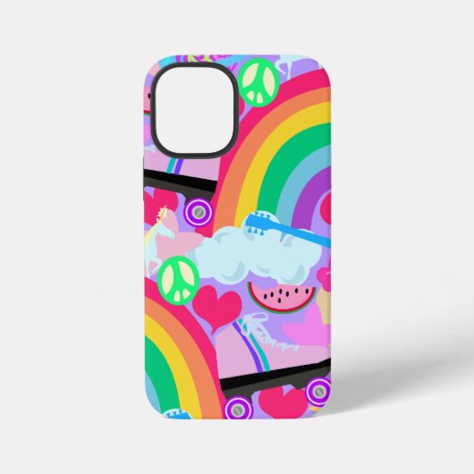 エピックな80年代の爆発 iPhoneケース (裏面)