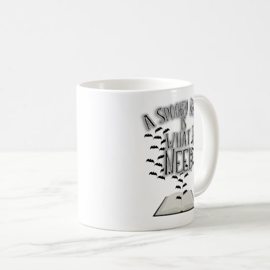 エピックの不気味引用文が必要読だ コーヒーマグカップ (正面右)