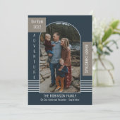 エピックアドベンチャーモダンクリスマスホリディグリーティング シーズンカード (スタンド正面)