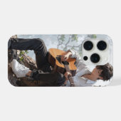 エピックアニメギタリストの誕生日ケース - カスタム iPhoneケース (裏面横)