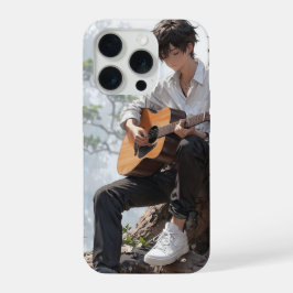 エピックアニメギタリストの誕生日ケース - カスタム iPhone 15 PROケース