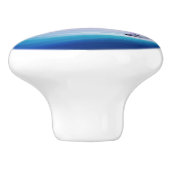 エピックウェーブを上に帆船 セラミックノブ (側面)