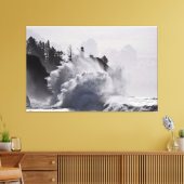 エピックウェーブズアットケープ失望WA州 キャンバスプリント (インサイチュ (リビング))