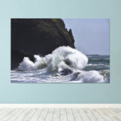 エピックウェーブズアットケープ失望WA州 キャンバスプリント (インサイチュ (ウッドフロア))