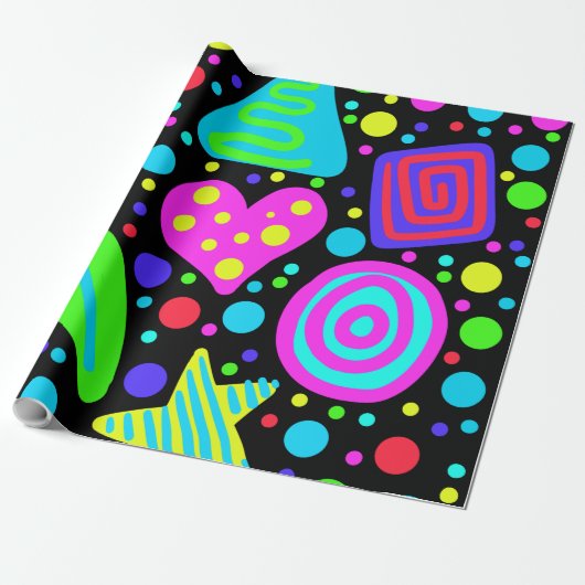 エピックエイティーズデザイン ラッピングペーパー (アンロールド)