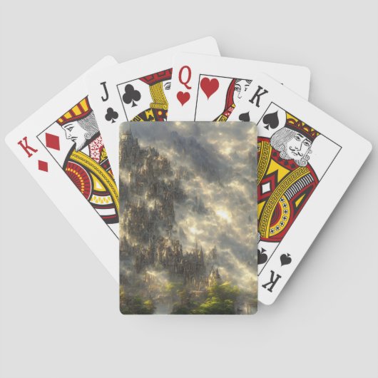 エピックエルディンリング映画の風景サイバパンク トランプ (裏面)