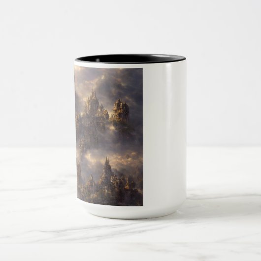 エピックエルディンリング映画の風景サイバパンマグカップ マグカップ (中央)