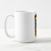 エピックカスタムパパ→グランドパ→-素晴らしグランドパ漫画ギフト コーヒーマグカップ (左)