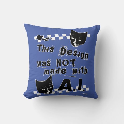 エピッククールアンチ人工知能デザイン クッション (正面)