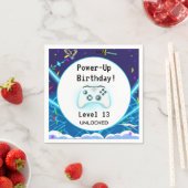 エピックゲーマーハッピー13誕生日招待状クリティカルヒット! スタンダードカクテルナプキン (インサイチュ)