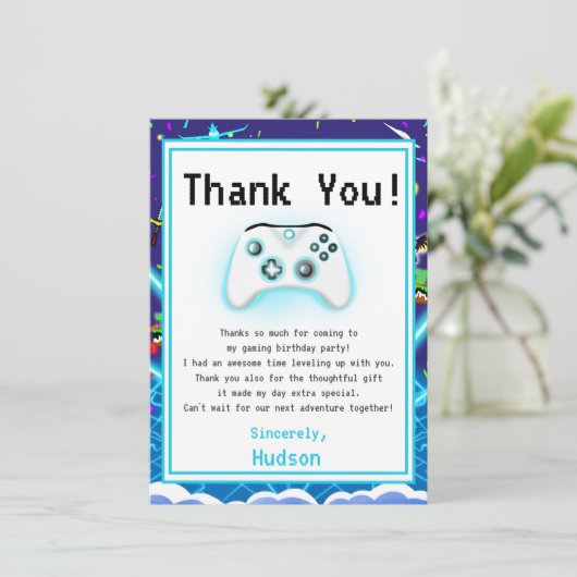 エピックゲーマー誕生日クリティカルヒット！ サンキューカード (スタンド正面)