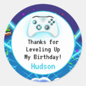 エピックゲーマー誕生日クリティカルヒット！ ラウンドシール (正面)