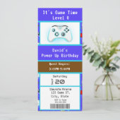 エピックゲーマー ハッピー8歳の誕生日チケット招待状 招待状 (スタンド正面)