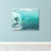 エピックサーフィン波 キャンバスプリント (インサイチュ (ウッドフロア))