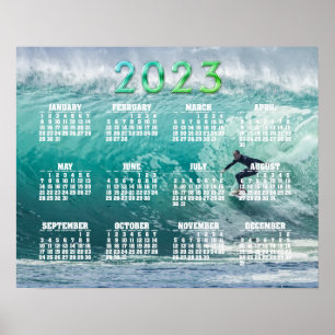 エピックサーフィンWave 2023カレンダー ポスター