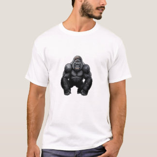 エピックシルバーバックゴリラTシャツ | トリプルバーテックス Tシャツ