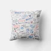 エピックスクールデイドゥードルタイムおもしろいアート クッション (裏面)