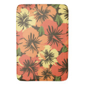 エピックハイビスカスハワイアントロピカルフローラ バスマット (正面縦)