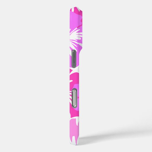 エピックハイビスカスハワイアンフローラアロハシャツピンク Case-Mate iPhoneケース (裏面 / 右)