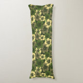 エピックハイビスカスハワイアンフローラアロハシャツプリント ボディピロー (正面縦)