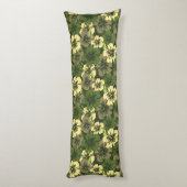 エピックハイビスカスハワイアンフローラアロハシャツプリント ボディピロー (裏面 (縦))